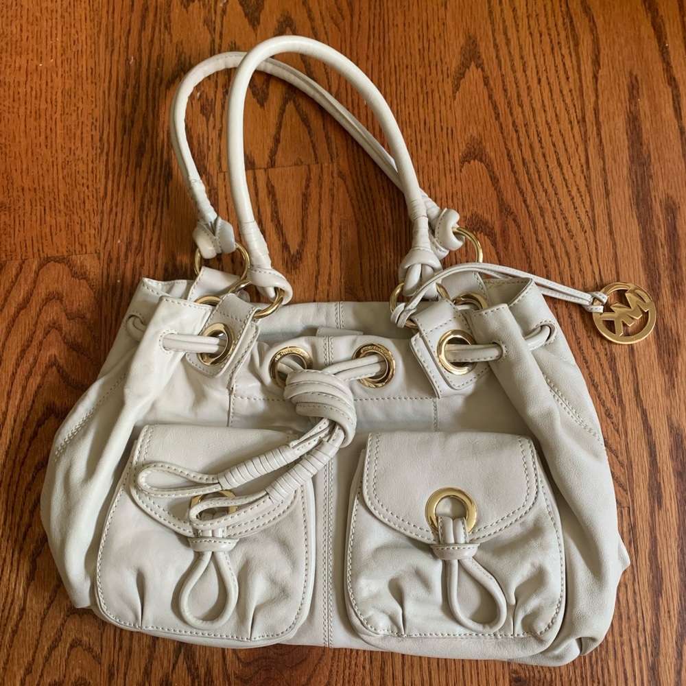 Michael kors handbag, ivory